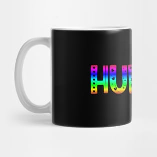 Colorful HUMAN Typography Illustration Design lgbt Mug